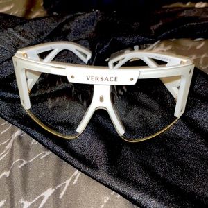 Versace Medusa Icon Shield Sunglasses